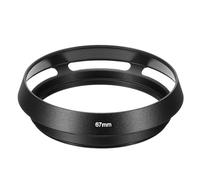 PATIKIL 67mm Lens Hood, Standard Vented Matte Surface Anti-reflective Inside Hollow Lens Hood for Universal Camera Lens, Black for Nikon, for Fujifilm, for Pentax, for Leica