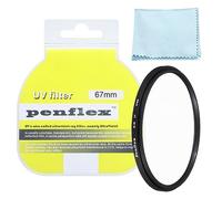 PATIKIL 67mm UV Filter, 1 PCS UV Protection Filter SLIM UV Camera Lens Filter Aluminum Optical Camera Accessory Crystal Clear Pics for 67mm Camera Lens Filter Photography Picture