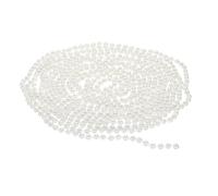 PATIKIL 6mm Faux Pearl Beads Garland, 16.4 Ft Pearl String Chain Roll for Craft Wedding Party Home Decorative Jewelry Making Christmas Tree, White
