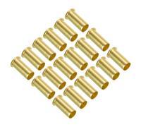 PATIKIL 6mm ID 8mm OD Brass Compression Insert, 24 Pack Insert Tube Support Compression Fitting Accessories Kit for Water Oil Air Pipe