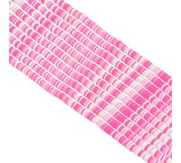 PATIKIL 6mm Polymer Clay Beads Spacer, 3500Pcs 10 Strands Round Flat Handmade Bead Spacer for Craft Home Decor Chain Bracelets Jewelry Making, Rose Red/Pink/White