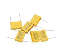 PATIKIL 6Pcs 0.1uF 275V Polypropylene Safety Capacitor 18x12x6mm 15mm Pin Pitch