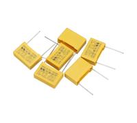 PATIKIL 6Pcs 0.22uF 275V Polypropylene Safety Capacitor 18x12x6mm 15mm Pin Pitch