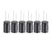 PATIKIL 6Pcs 2.7V 25F Super Capacitor, 0.49 x 0.49 x 1.18 Inch Aluminum Super Capacitors Winding Type Energy Storage for on Board Backup Energy Storage,Green