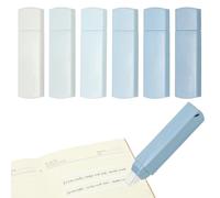 PATIKIL 6pcs 20 ft Correction Tape, Correction Tape Cute Mini Tear Resistant Refillable Applicator Pen with Refills for Classroom Office Supplies Home Writing, Blue
