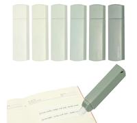 PATIKIL 6pcs 20 ft Correction Tape, Correction Tape Cute Mini Tear Resistant Refillable Applicator Pen with Refills for Classroom Office Supplies Home Writing, Green