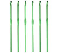 PATIKIL 6Pcs 4mm Aluminum Crochet Hook Knitting Crochet Needles with Size Green