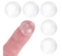 PATIKIL 6Pcs Diameter 16mm Flat Convex Lens, Height 4.5mm PMMA Acrylic LED Optical Smooth Convex Condenser Lens with Edge for Flashlight Car Bike Head Lamp Spotlight, Transparent