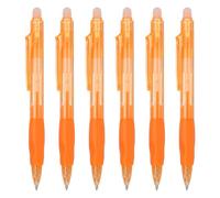 PATIKIL 6Pcs Erasable Gel Pens, 0.5mm Retractable Fine Point Heat Erasable Marking Pen Smooth Writing Fabric Markers for Sewing Drawing Writing Planner, Light Yellow Ink