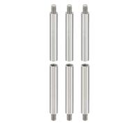 PATIKIL 6pcs M4 Standoffs, M4 40+6mm Spacer Standoffs Steel Threaded Standoffs Screws Kit 4mm ID 6mm OD Metric Male Female Thread Adapters for Circuit Board PCB RC Drones Motherboard