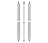 PATIKIL 6pcs M4 Standoffs, M4 50+6mm Spacer Standoffs Steel Threaded Standoffs Screws Kit 4mm ID 6mm OD Metric Male Female Thread Adapters for Circuit Board PCB RC Drones Motherboard