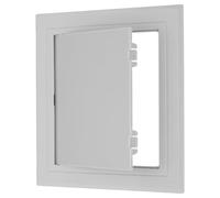 PATIKIL 6x6 inch(145x145mm) Removable Hinged Access Panel, ABS Plumbing Access Doors Easy Wall Hole Cover for Drywall Plumbing Electrical Cables Wiring, Grey
