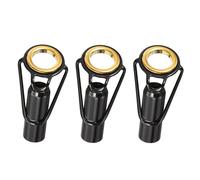 PATIKIL 7.5mm Tube Dia Fishing Rod Tips Repair Kit, 3pcs Stainless Steel Ring Guide for Saltwater Freshwater Fishing