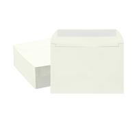 PATIKIL 7.5x5.5 Inch Invitation Envelopes, 100 Pcs Self-Seal for Invitations A7 Self Seal for Weddings Thank You Card Photos Postcards Birthday Greeting Cards Mailing, Beige