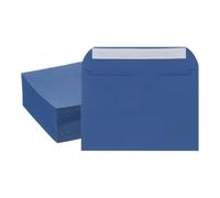 PATIKIL 7.5x5.5 Inch Invitation Envelopes, 100 Pcs Self-Seal for Invitations A7 Self Seal for Weddings Thank You Card Photos Postcards Birthday Greeting Cards Mailing, Light Navy Blue