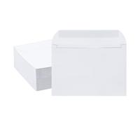 PATIKIL 7.5x5.5 Inch Invitation Envelopes, 100 Pcs Self-Seal for Invitations A7 Self Seal for Weddings Thank You Card Photos Postcards Birthday Greeting Cards Mailing, White