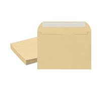 PATIKIL 7.5x5.5 Inch Invitation Envelopes, 20 Pcs Self-Seal for Invitations A7 Self Seal for Weddings Thank You Card Photos Postcards Birthday Greeting Cards Mailing, Brown