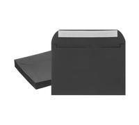 PATIKIL 7.5x5.5 Inch Invitation Envelopes, 20 Pcs Self-Seal for Invitations A7 Self Seal for Weddings Thank You Card Photos Postcards Birthday Greeting Cards Mailing, Black