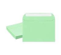 PATIKIL 7.5x5.5 Inch Invitation Envelopes, 20 Pcs Self-Seal for Invitations A7 Self Seal for Weddings Thank You Card Photos Postcards Birthday Greeting Cards Mailing, Light Green