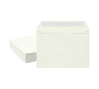 PATIKIL 7.5x5.5 Inch Invitation Envelopes, 50 Pcs Self-Seal for Invitations A7 Self Seal for Weddings Thank You Card Photos Postcards Birthday Greeting Cards Mailing, Beige