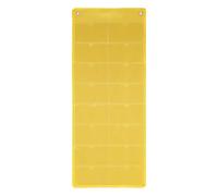 PATIKIL 7.6x13.5CM Index Card Holder Sleeve, 16 Card Slots Organizer Sleeve, PVC Clear Organizer Hanging Wall Pocket Chart for Office Classroom Library Home Organization, Yellow