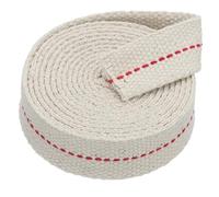 PATIKIL 7/8" Wide 6 Feet 100% Cotton Flat Wick, Oil Lamp Wicks with Red Stitch for Kerosene Lamp Lantern Oil Burner