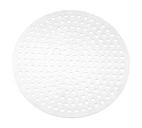 PATIKIL 7.9" Diameter 304 Stainless Steel Perforated Sheet, 0.2" Hole 19GA Expanded Metal Mesh Round Slices Plate Screen Decorative Meshes for Ventilation Grill Smoking, Silver Tone