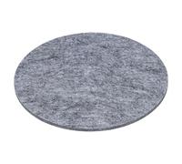 PATIKIL 7.9" Diameter Adhesive Non-Slip Backed Felt, 5mm Thickness Round Lamp Base Anti-Slip Mat Anti-Scratch Pad for Lamp Bases, Gray