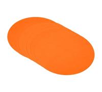 PATIKIL 7.9-inch Round Cardboard Paper, 20 Pcs 200GSM Blank Disc Circles Slices Cutouts Paper for Party Decorations DIY Craft Arts Drawing Painting Writing, Orange