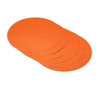 PATIKIL 7.9-inch Round Cardboard Paper, 20 Pcs Blank Disc Circles Slices for Party Decorations DIY Craft Arts Drawing Painting Writing, Orange