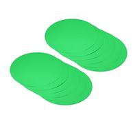 PATIKIL 7.9-inch Round Cardboard Paper, 40 Pcs Blank Disc Circles Slices for Party Decorations DIY Craft Arts Drawing Painting Writing, Green