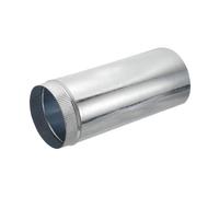 PATIKIL 7" Inch Galvanized Duct, 15.7" Inch Long Furnace Pipe, Crimped End Connection Ducting Pipe Supply for Dryer HVAC Systems, 26 Gauge