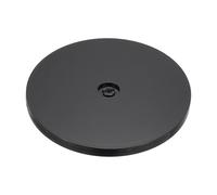 PATIKIL 7 Inch Heavy Rotating Swivel Stand, 360˚ Rotation Lazy Susan Turntable with Steel Ball Bearings for Model Base Rotating Plants TV Computers Monitors, Black