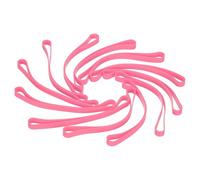 PATIKIL 7 Inch Silicone Bands, 12 Pcs Elastic Rubber Wrapping Bands Heavy Duty Colored Thick Rubber Bands for Outdoor Notebook Book Wallet Pot Box, Pink