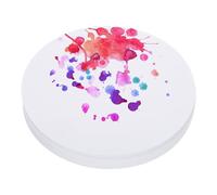 PATIKIL 7" Watercolor Paper Bulk, 50 Sheets Water Color Cotton Paint Paper Cold Press 92lb/250 GSM Round for Art Painting Artists Drawing Supplies