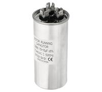 PATIKIL 70/10uF 70+10MFD 370-440V AC Capacitor, 1Pcs CBB65 Motor Start Capacitors Dual Round Run Capacitor for Air Conditioner or Heat Pump Condenser Straight Cool