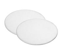 PATIKIL 70mm Steel Disc, 2Pcs Metal Stamping Blanks Tags Circle Round Metal Plate Strike DIY 304 Stainless Steel for Laser Engraving Stamping Craft Name Tag