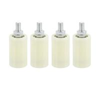 PATIKIL 70mmx40mm Slide Gate Guide Roller, 2Set Adjustable Nylon Rollers for Sliding Rolling Gate of Balconies Bedrooms Bathrooms Shops Industry, White