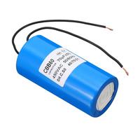 PATIKIL 70uf CBB60 Run Capacitor,1Pcs AC 450V 2 Wires 50/60Hz Motor Running Capacitor 270x50x105mm for Washing Machine, Cleaning Machine Pump Motor Star, Blue