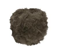 PATIKIL 70yds Faux Fur Yarn - Fuzzy Crochet Fluffy Soft Chunky Polyester Plush Fur Eyelash for Knit Blanket, Rug, Sweater, Scarf, Hat, Bear Craft - Dark Brown