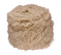 PATIKIL 70yds Faux Fur Yarn, Fuzzy Crochet Fluffy Soft Chunky Polyester Plush Fur Eyelash for Knit Blanket Rug Sweater Scarf Hat Bear Craft, Light Brown