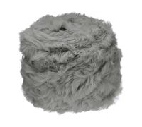 PATIKIL 70yds Faux Fur Yarn, Fuzzy Crochet Fluffy Soft Chunky Polyester Plush Fur Eyelash for Knit Blanket Rug Sweater Scarf Hat Bear Craft, Dark Grey