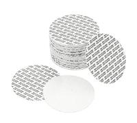 PATIKIL 71.5mm/2.81" Foam Lid Liner, 100 Pack PS Foam Resistant Tamper Pressure Sensitive Seal for Bottle Cap Liners Seals