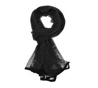 PATIKIL 71"x35" Camouflage Netting Camo Scarf, Camo Netting Veil Camo Mesh Neck Scarves Desert Mesh Scarves for Outdoor Activities, Black