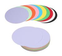 PATIKIL 72 Sheet Circle Card Stock, 6 Inch Round Cutouts Paper Thick Cardstock Coaster for DIY Craft Projects Printing Supplies Bulletin Board Decor, Multicolor