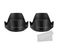 PATIKIL 72mm Camera Lens Hood, 2Pcs Flower Lens Hood Protector with Cloth for Anti-Reflection Blocks Excess Sunlight Enhance Camera Photography for Nikon, for Fujifilm, for Pentax