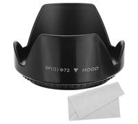 PATIKIL 72mm Camera Lens Hood, Flower Lens Hood Protector with Cloth for Anti-Reflection Blocks Excess Sunlight Enhance Camera Photography for Nikon, for Fujifilm, for Pentax, for Leica
