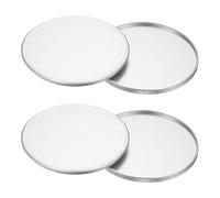 PATIKIL 72mm x 1mm Metal Lens Cap, 2 Pcs Universal Lens Filter Stack Cap Aluminum Camera Filter Protective Case Slim Stack for 72mm x 1mm Thread Size Camera Circular Fader, Silver
