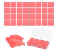 PATIKIL 72PCS Diamond Art Painting Glue Clay Wax 5D Square DIY Diamond Art Refills Glue with Storage Box for Diamond Art Embroidery Mud Supplies Accessories Painting Tool (25mm/1", Red)
