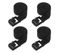 PATIKIL 72x1" Tie Down Straps Up to 550lbs, 4Pcs Adjustable Lashing Cinch Strap with Cam Buckle for Luggage Packing Cargo Trucks, Black